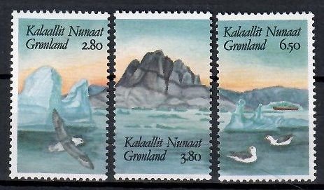 Znaczek Grenlandia 1987 Mi 169-171 Czyste **