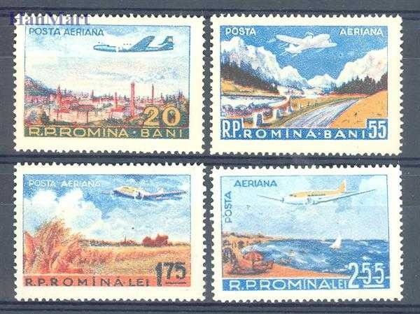 Znaczek Rumunia 1956 Mi 1626-1629 Czyste **