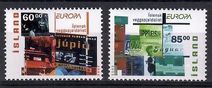 Znaczek Islandia 2003 Mi 1038-1039 Czyste **