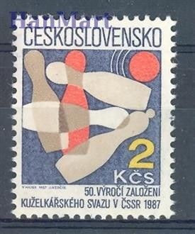 Znaczek Czechosłowacja 1987 Mi 2896 Czyste **