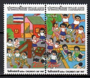 Znaczek Tajlandia 1987 Mi 1192-1193 Czyste **