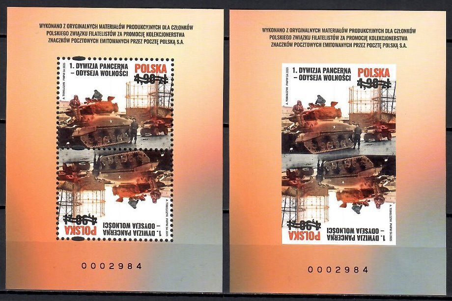Znaczek Polska 2025 Mi 5641ND,A+B Fi 5491ND, A+B Czyste **