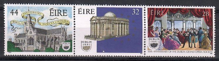 Znaczek Irlandia 1991 Mi 755-758 Czyste **