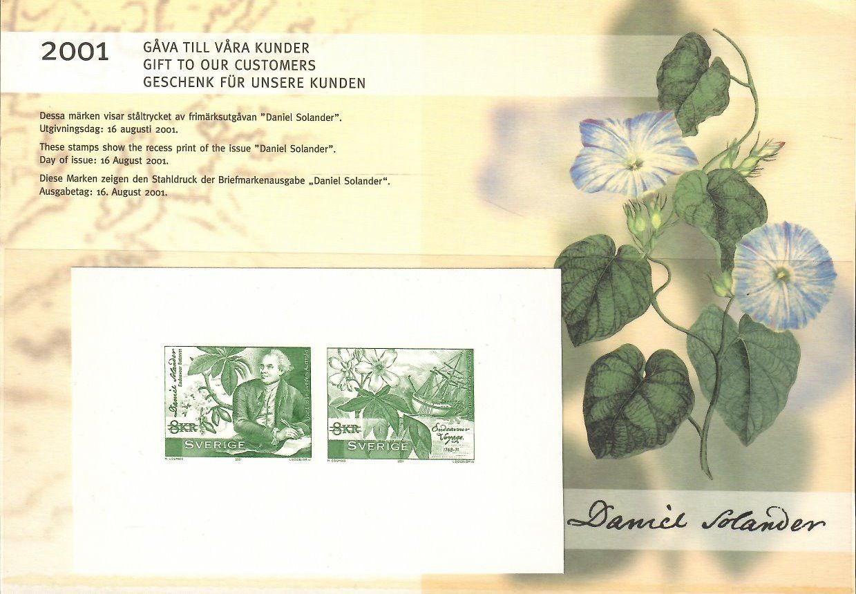 Znaczek Szwecja 2001 Mi 2248-2249ND Czyste **
