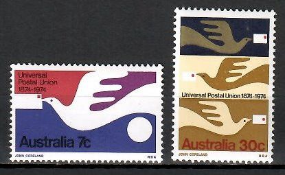 Znaczek Australia 1974 Mi 557-558 Czyste **