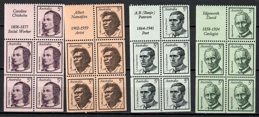 Znaczek Australia 1968 Mi 41-44 Czyste **