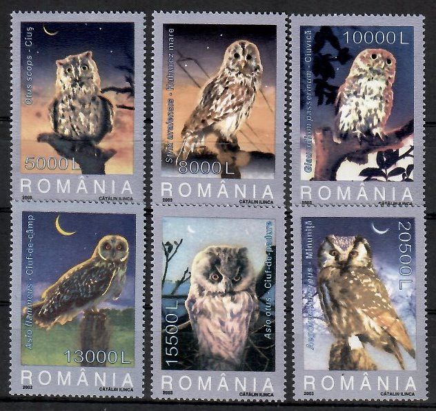 Znaczek Rumunia 2003 Mi 5729-5734 Czyste **