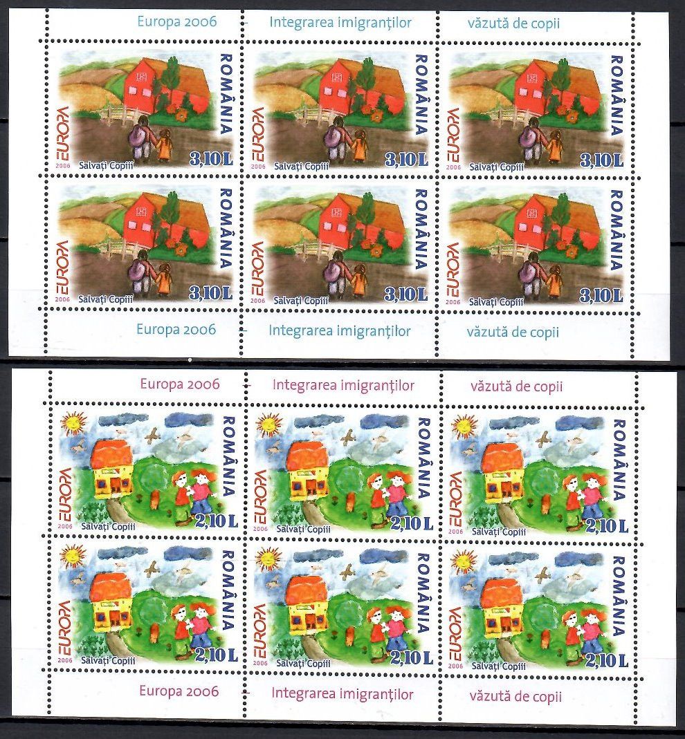 Znaczek Rumunia 2006 Mi ark 6065-6066 Czyste **
