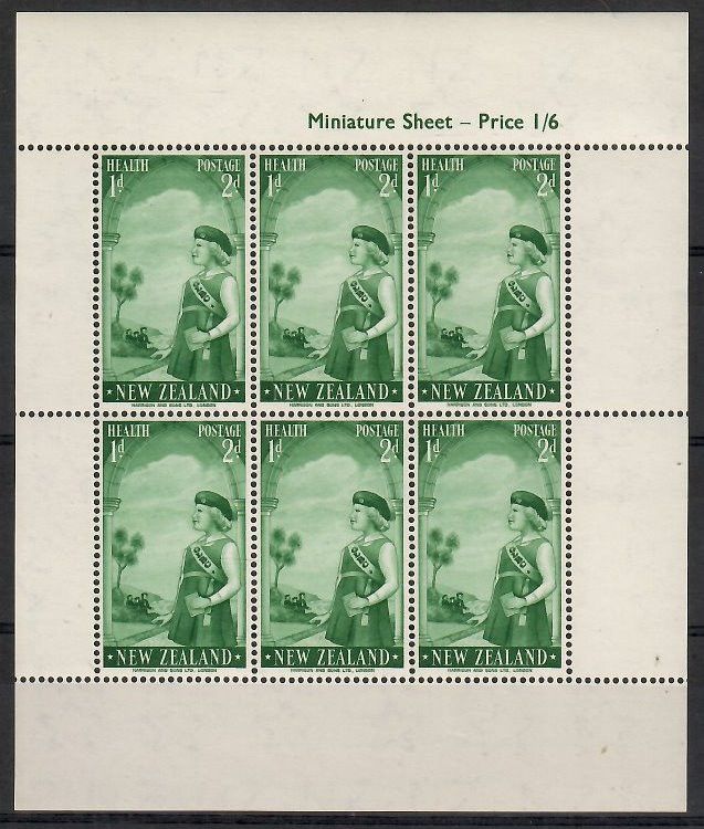 Znaczek Nowa Zelandia 1958 Mi ark374 Czyste **