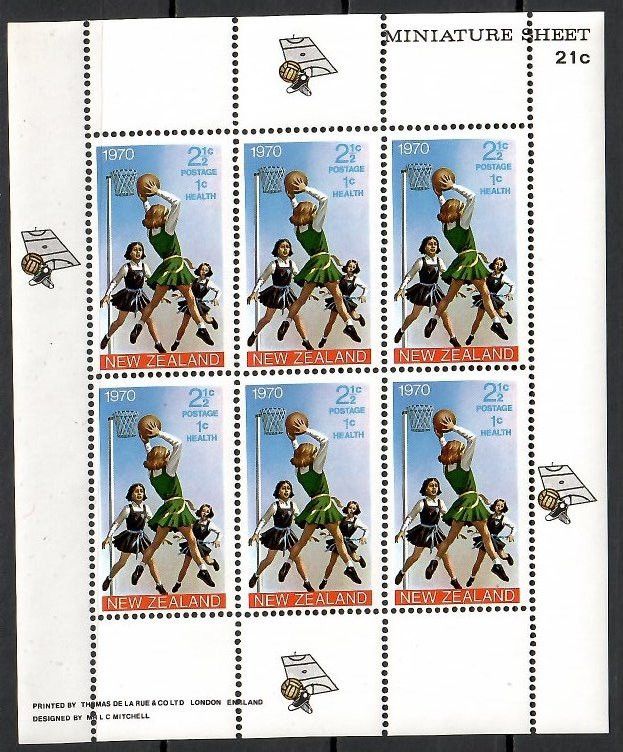 Znaczek Nowa Zelandia 1970 Mi ark543 Czyste **