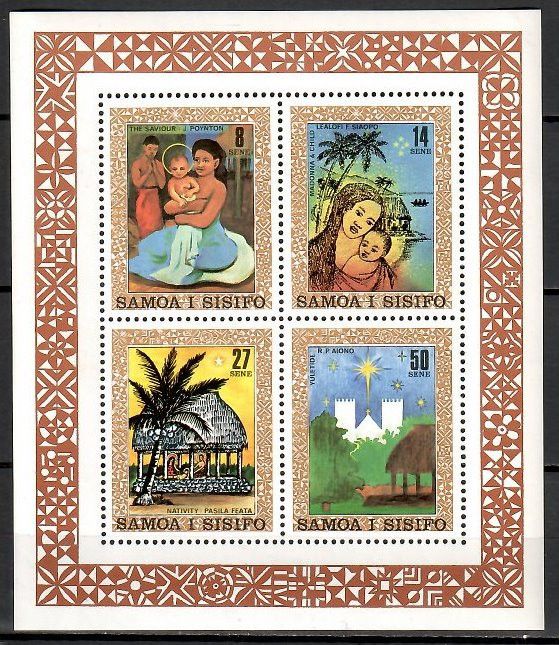 Znaczek Samoa 1980 Mi bl 24 Czyste **