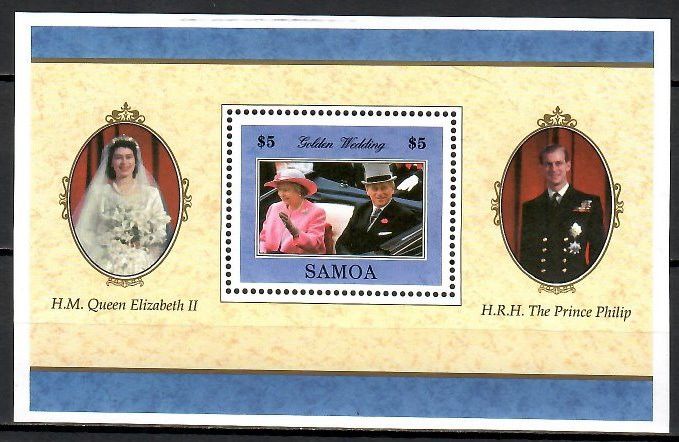 Znaczek Samoa 1997 Mi bl 61 Czyste **