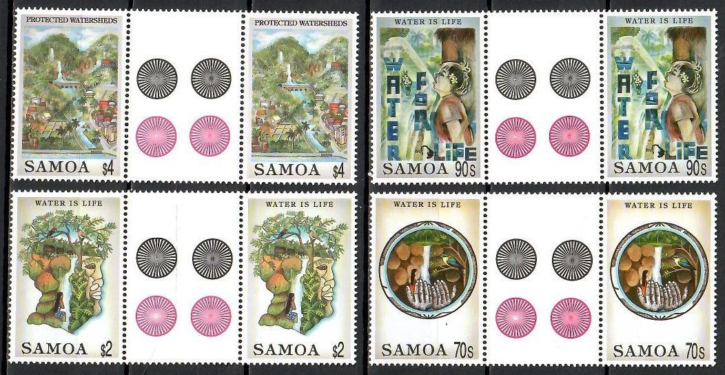 Znaczek Samoa 1996 Mi 825-828 Czyste **