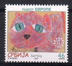 Znaczek Serbia 2012 Mi 476 Czyste **