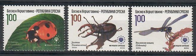 Znaczek Republika Serbska 2009 Mi 474-476 Czyste **