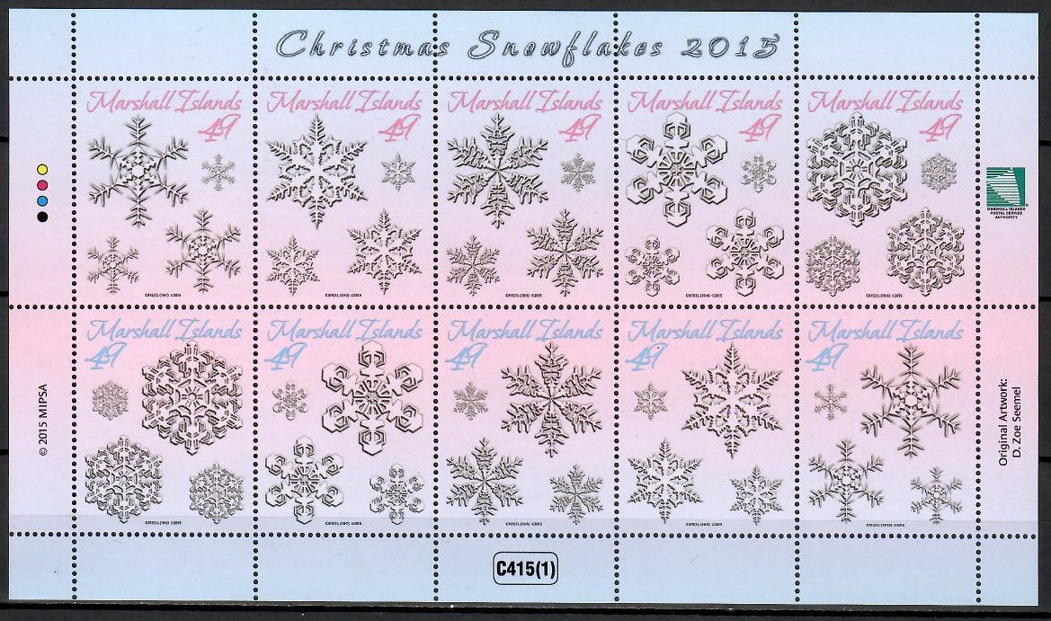 Znaczek Wyspy Marshalla 2015 Mi 3567-3576 Czyste **