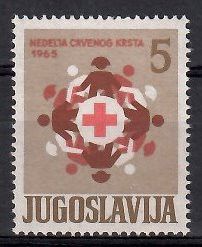 Znaczek Jugosławia 1965 Mi zwa 31 Czyste **