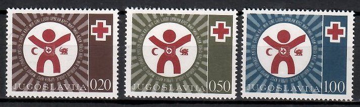 Znaczek Jugosławia 1977 Mi zwa 53-55 Czyste **