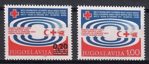 Znaczek Jugosławia 1978 Mi zwa 59-60 Czyste **