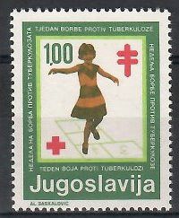 Znaczek Jugosławia 1979 Mi zwa 67 Czyste **