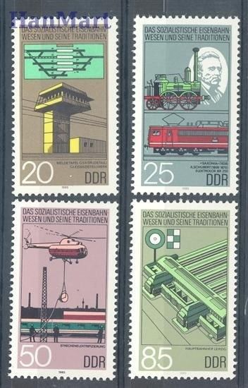 Znaczek NRD / DDR 1985 Mi 2968-2971 Czyste **