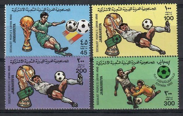 Znaczek Libia 1982 Mi 990-993 Czyste **