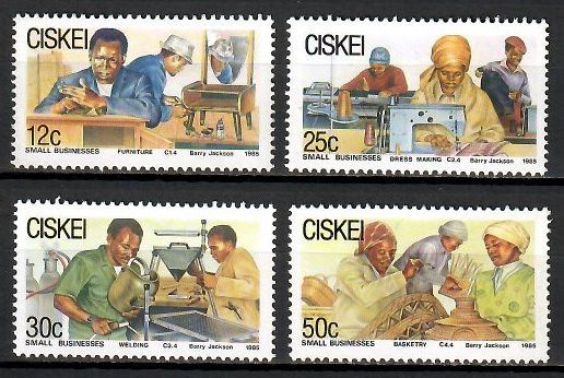 Znaczek Ciskei 1985 Mi 79-82 Czyste **