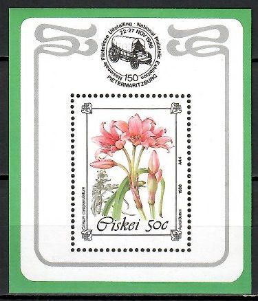 Znaczek Ciskei 1988 Mi bl 3 Czyste **