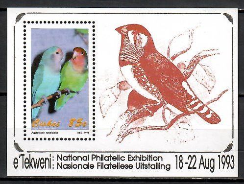 Znaczek Ciskei 1993 Mi bl 8 Czyste **