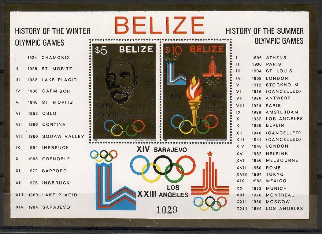Znaczek Belize 1981