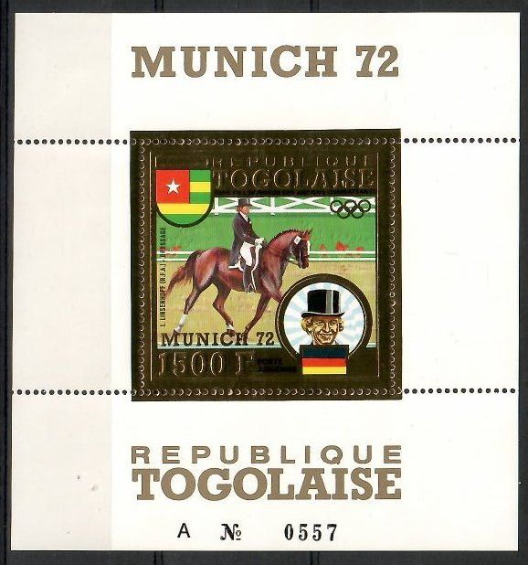 Znaczek Togo 1973 Mi bl 71 Czyste **