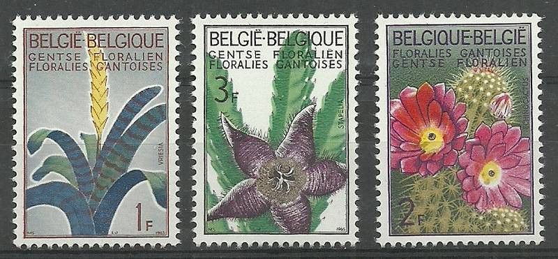 Znaczek Belgia 1965 Mi 1375-1377 Czyste **