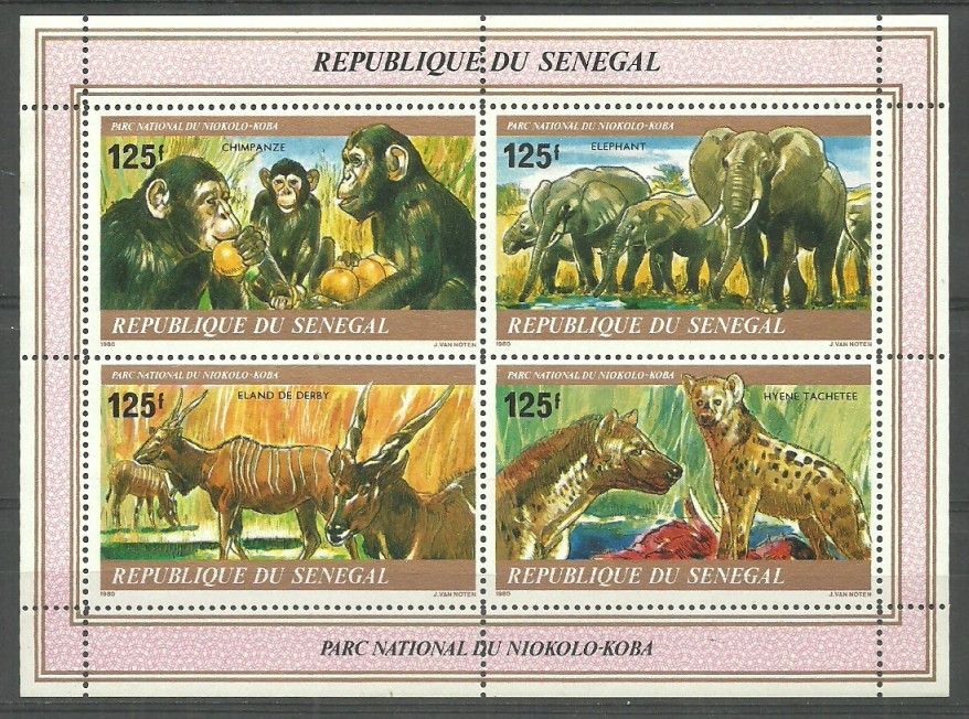Znaczek Senegal 1980 Mi bl37 Czyste **