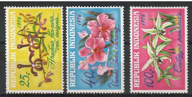 Znaczek Indonezja 1976 Mi 850-852 Czyste **