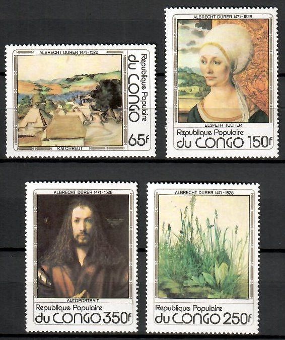 Znaczek Kongo 1978 Mi 657-660 Czyste **