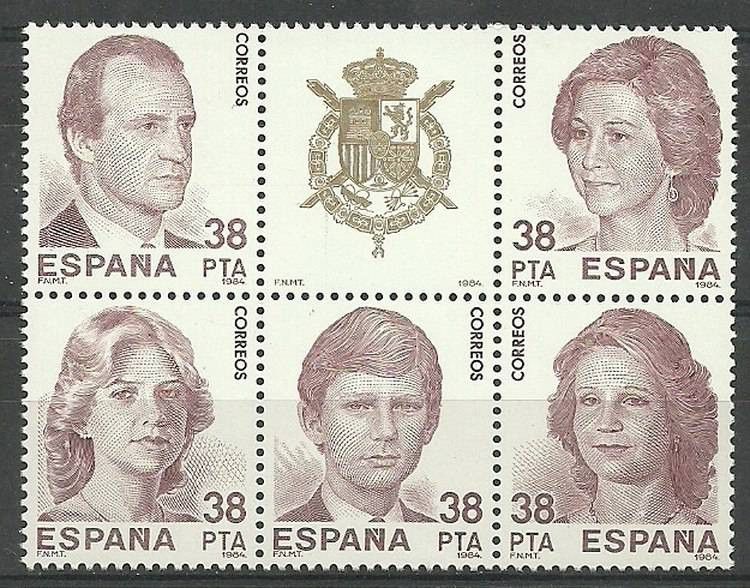 Znaczek Hiszpania 1984 Mi 2627-2631 Czyste **