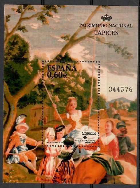 Znaczek Hiszpania 2008 Mi bl 173 Czyste **
