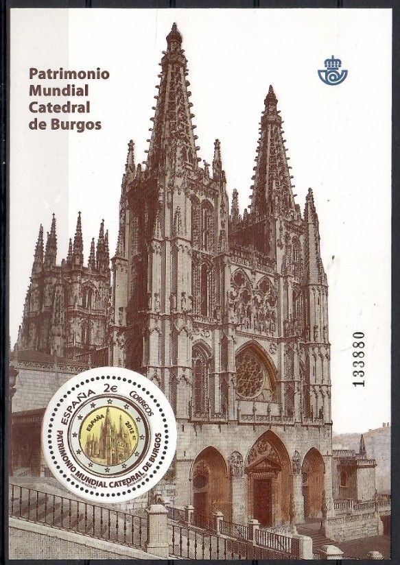 Znaczek Hiszpania 2012 Mi bl 219 Czyste **