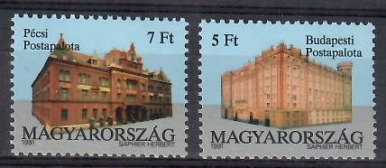 Znaczek Węgry 1991 Mi 4131-4132 Czyste **
