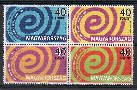 Znaczek Węgry 2004 Mi 4832-4835 Czyste **