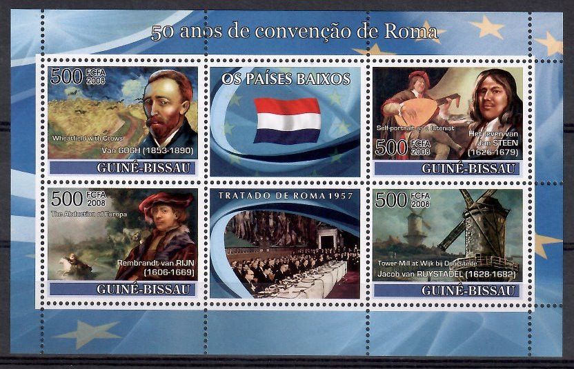 Znaczek Gwinea Bissau 2008 Mi ark 3748-3751 Czyste **