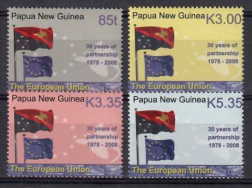 Znaczek Papua Nowa Gwinea 2008 Mi 1313-1316 Czyste **