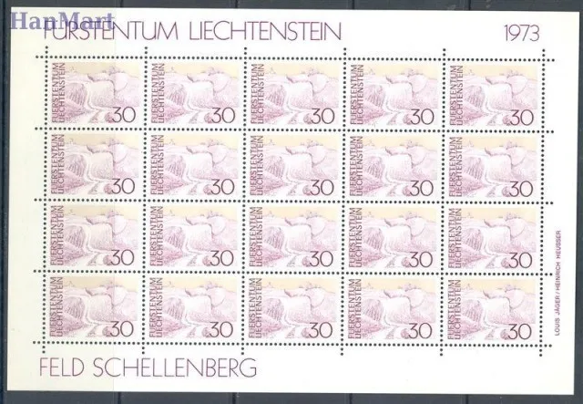 Znaczek Liechtenstein 1973 Mi ark 581-583 Czyste **