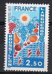 Znaczek Francja 1977 Mi 2007 Czyste **