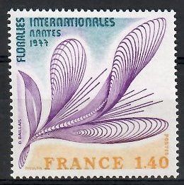 Znaczek Francja 1977 Mi 2027 Czyste **