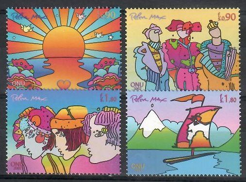 Znaczek Narody Zjednoczone Genewa 2002 Mi 444-447 Czyste **