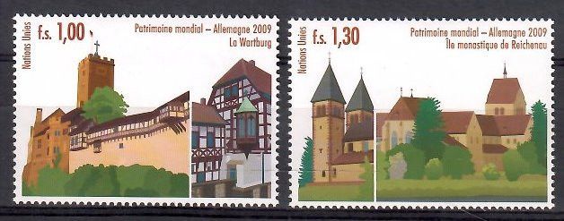 Znaczek Narody Zjednoczone Genewa 2009 Mi 644-645 Czyste **