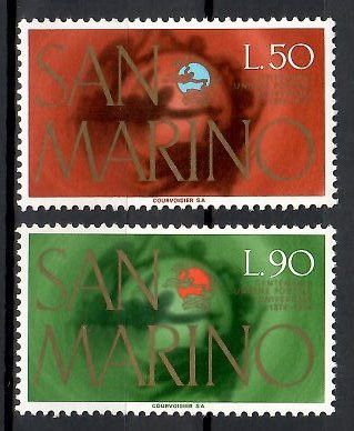 Znaczek San Marino 1974 Mi 1075-1076 Czyste **