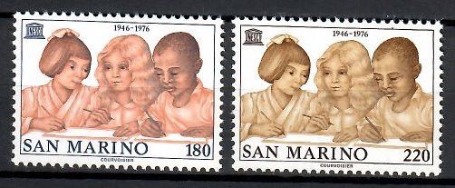 Znaczek San Marino 1976 Mi 1123-1124 Czyste **