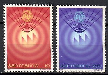 Znaczek San Marino 1978 Mi 1160-1161 Czyste **